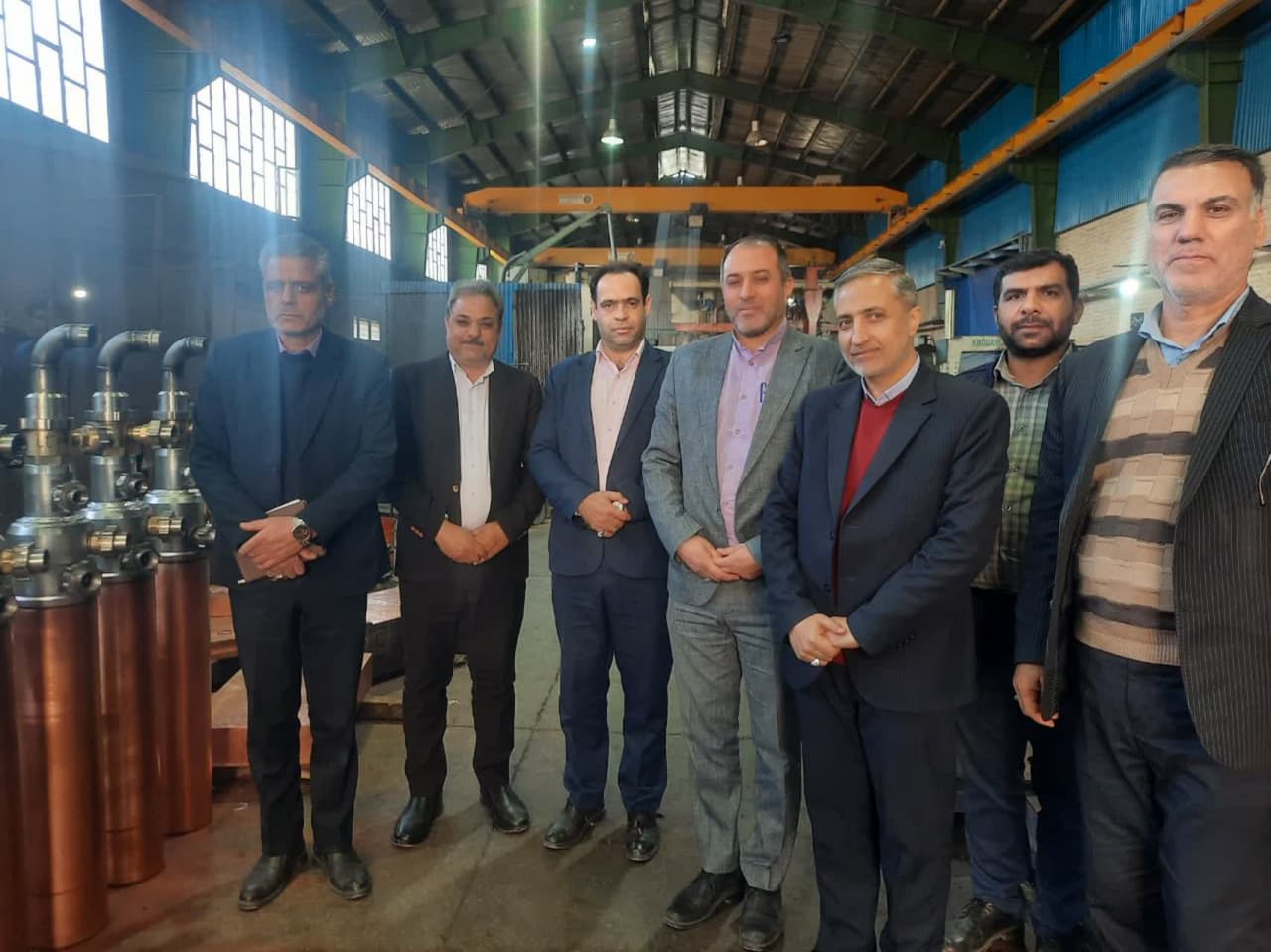 بازدید سرپرست فرمانداری ویژه شهرستان نجف آباد از شرکت دانش پرتو نقش جهان
